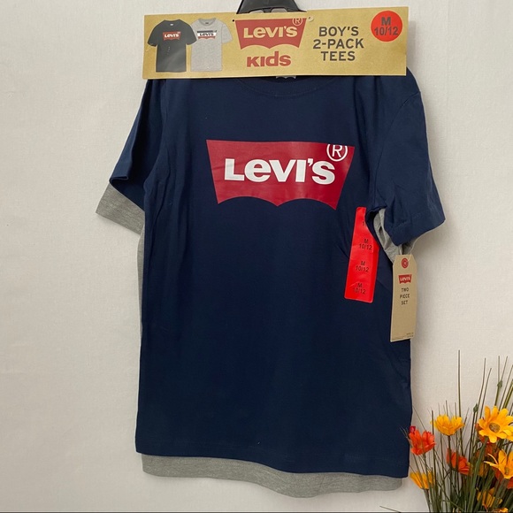 Levi’s Youth’s 2-pack Crew Neck T-Shirt, NWT - Picture 2 of 2